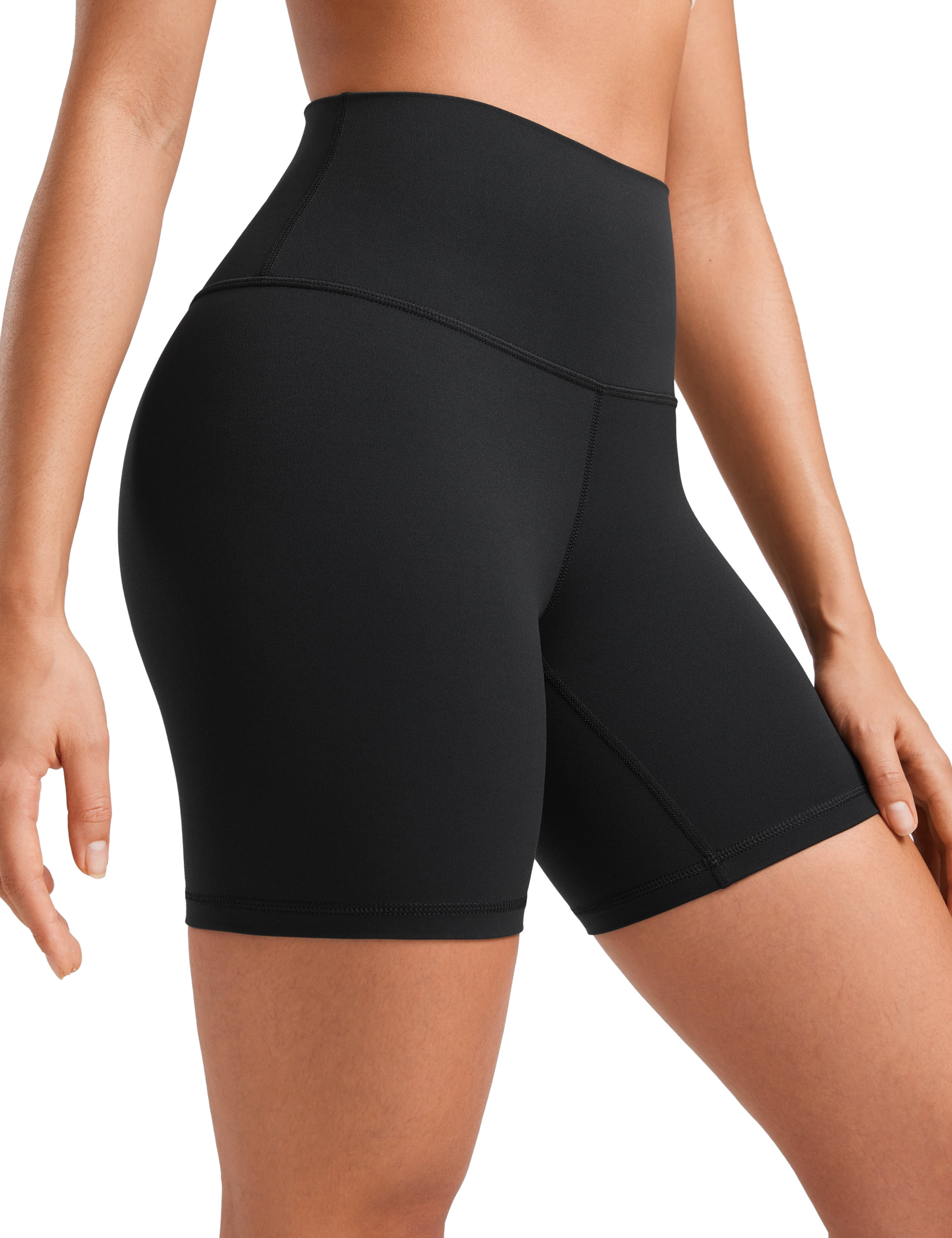 Womens ButterLuxe Biker Shorts 6 Inches High Waisted Workout Running Yoga Shorts